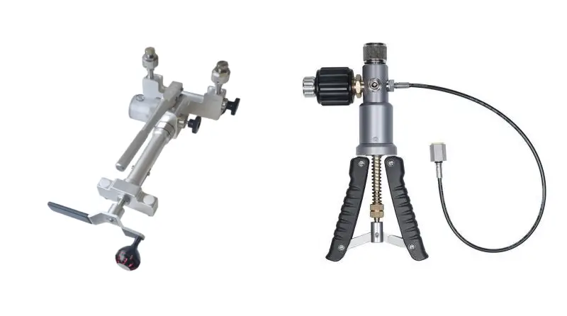 Hydraulic and Pneumatic pressure calibration pumps